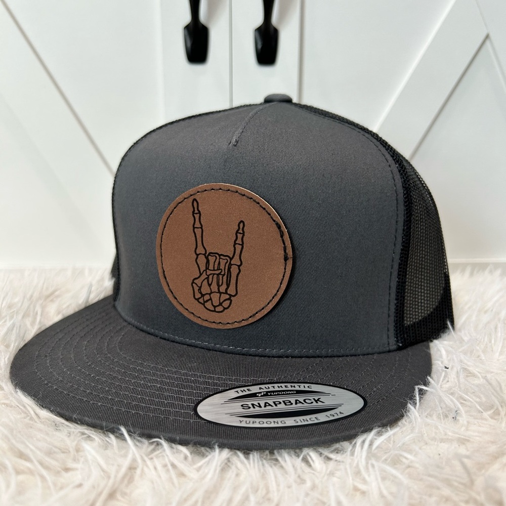SnapBack Hat skeleton hand